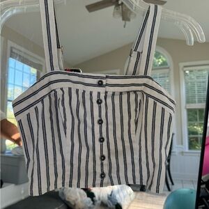 Tilly’s stripe crop tank